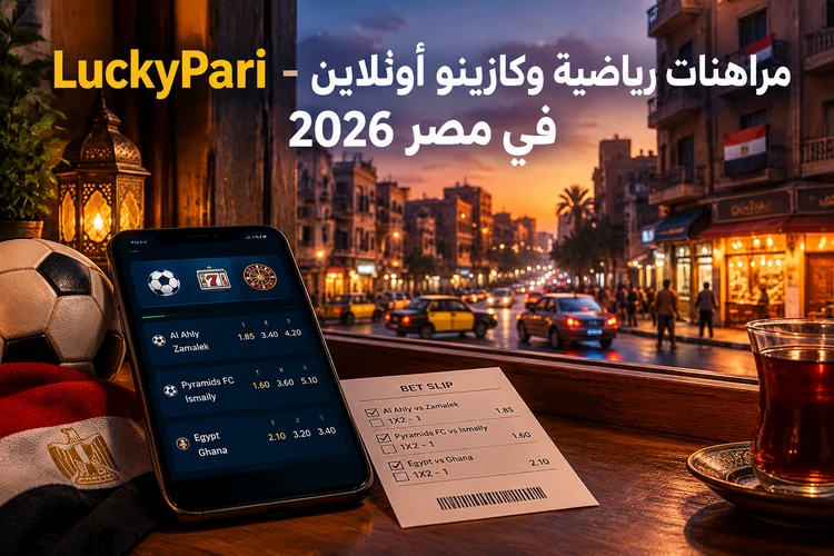 LuckyPari - مراهنات رياضية وكازينو أونلاين في مصر 2026