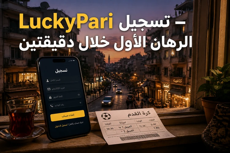 LuckyPari تسجيل — الرهان الأول خلال دقيقتين